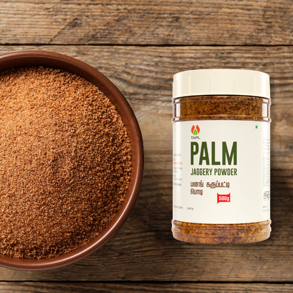 Natural Palm Jaggery Powder (Palm Sugar) 500g Enna chekku