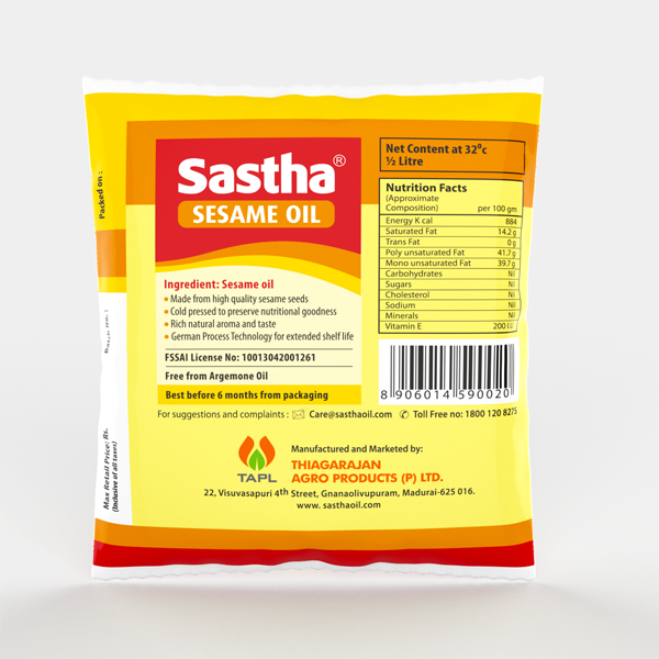 
                  
                    Sastha sesame oil 
                  
                