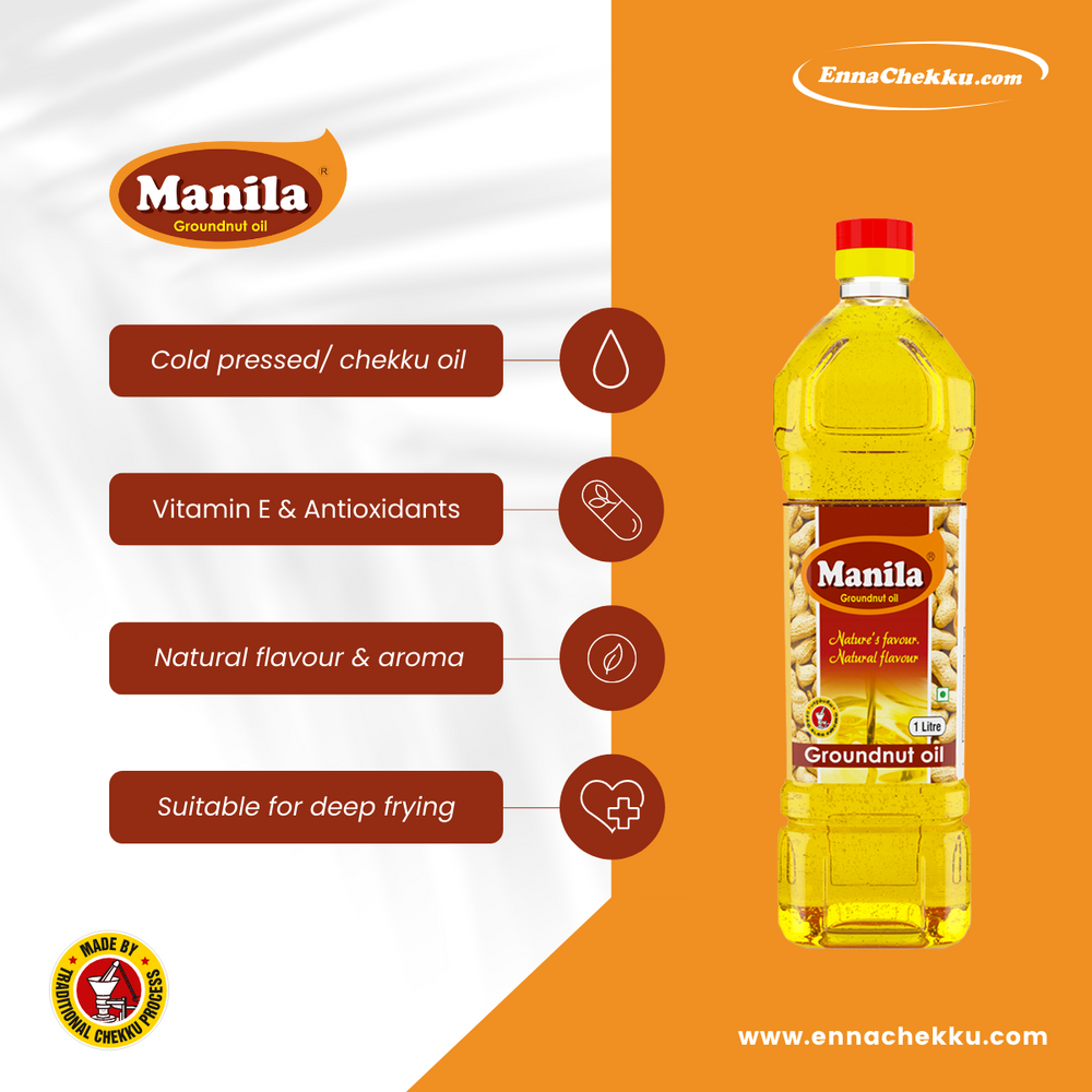 
                  
                    Manila Groundnut oil 5 litre Polycan
                  
                